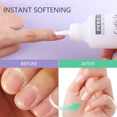 NXJ INFILILA Cuticle Softener, 100ml Instant Cuticle Remover Liquid, Cuticle Cream for Hand, Foot & Nail Care, Salon Quality Nail Cuticle Remover Professional Nail Cuticle Remover Gel Gifts for Women