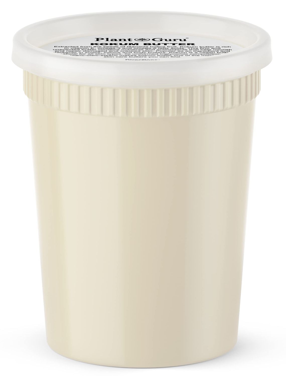 Raw Kokum Butter 32 oz. / 2 lbs. 100% Pure Natural Cold Pressed - Great for Skin, Body and Hair Moisturizer, DIY Creams, Balms, Lotions and Soap Making.