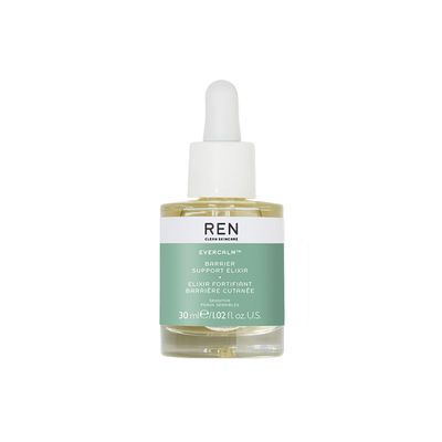 REN Clean Skincare - Evercalm Barrier Support Elixir - Skin Barrier Strengthening Face Oil for Dry &amp; Sensitive Skin, 1 fl oz