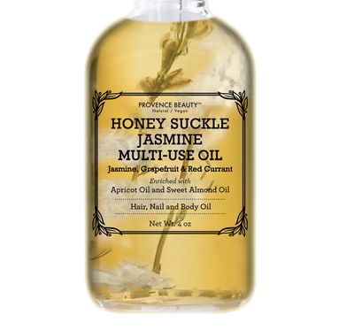 Provence Multi-Use Face, Body &amp; Hair Oil - Hydrates Skin, Restores Shine - With Apricot, Coconut Oil &amp; Vitamin E - 4 Fl Oz