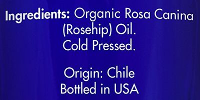 Zongle Therapeutics Organic, Rosehip Oil, for Face, Cold Pressed - 100% Pure, Rosehip Oil, for Skin, Hair, 1 OZ
