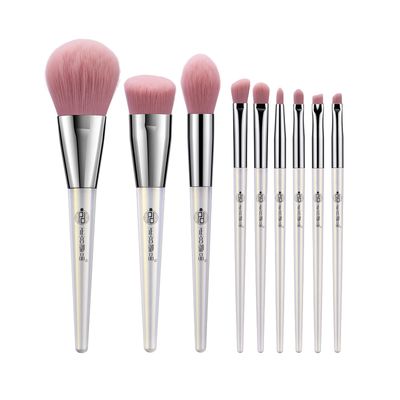 ZEESEA [Palace Identity] Makeup BrushesPearl White Makeup Brushes Sets, Premium Synthetic Foundation Powder Concealers Eye Shadows Makeup 9 Pcs Brush Set