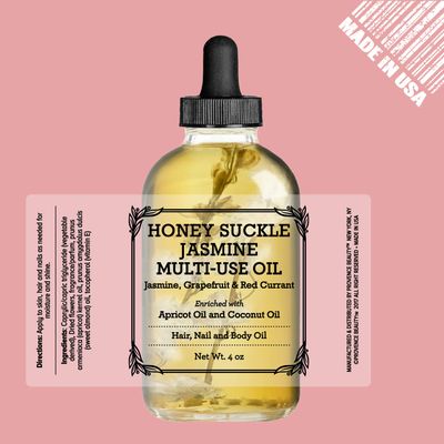 Provence Multi-Use Face, Body &amp; Hair Oil - Hydrates Skin, Restores Shine - With Apricot, Coconut Oil &amp; Vitamin E - 4 Fl Oz