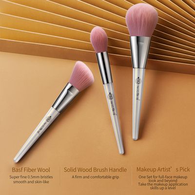 ZEESEA [Palace Identity] Makeup BrushesPearl White Makeup Brushes Sets, Premium Synthetic Foundation Powder Concealers Eye Shadows Makeup 9 Pcs Brush Set