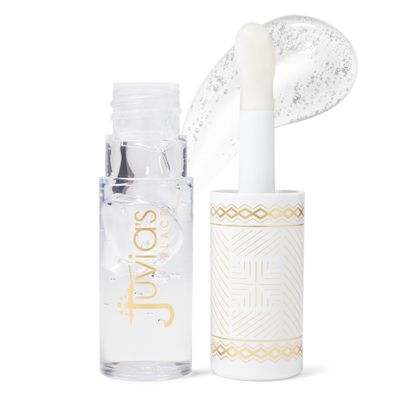 Juvia&#39;s Place Magic Lip Oil, White Peach - Hydrating, Glossy Finish, Light Weight &amp; Non-Sticky Finish with Vitamin E &amp; Fruit Extracts - Enhance Beauty w/Glossy Dewy Shine for Dry Chap Lips