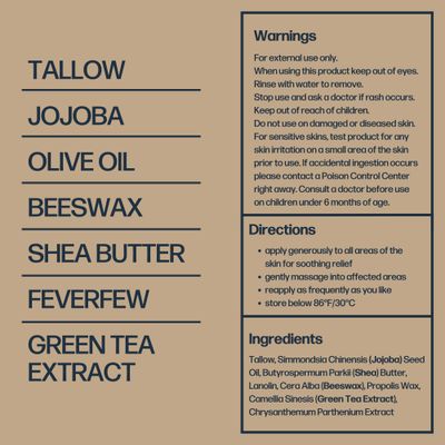 Sky and Sol Everything Cream | 100% Grass Fed Beef Tallow Moisturizer for Face and Body | Day & Night Skincare | Safe Natural Edible-Grade Ingredients | After-Sun Care | All Skin Types | 3 oz