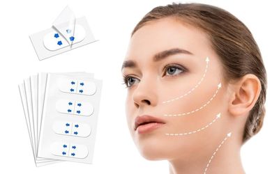 The Best Of AU Face Lift Tape, Facelift Tape For Face Invisible, Face Lifting Tape, Face Tape To Pull Back Wrinkles, Invisible Instant Face Lift Tapes (100 Pcs)