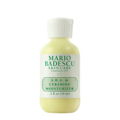 Mario Badescu A.H.A. &amp; Ceramide Face Moisturizer for Women and Men, Ideal Facial Moisturizer for Combination or Oily Skin, Lightweight and Non-greasy Nighttime Moisturizer Face Cream, 2 Fl Oz