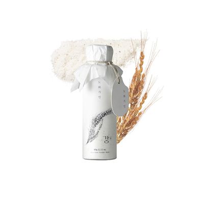 House of Dohwa Rice Bran Powder Wash | Mild Exfoliating Face Wash for Sensitive Skin | Vegan Enzyme Face Scrubber &amp; Exfoliator for Sebum Control - Product of Korea | 60 g (2.1 oz)