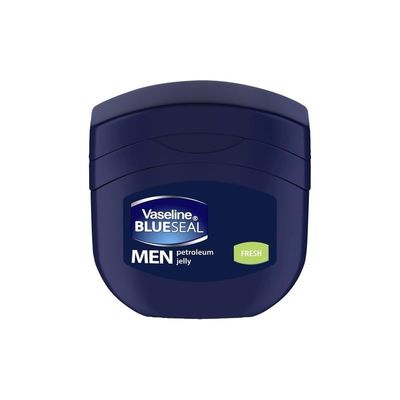 Vaseline Men&#39;s Fresh Blue Seal Petroleum Jelly, 250ml - Paraben-Free Dry Skin Whole Body Moisturizer
