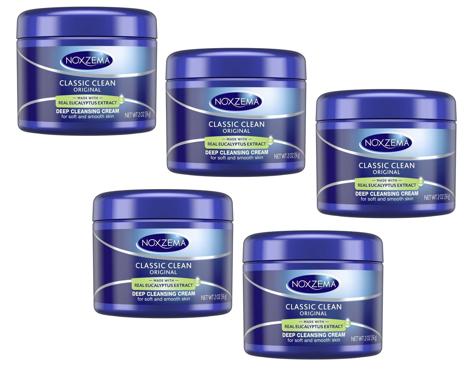 Noxzema Original Deep Cleansing Cream 2 oz (Pack of 5)