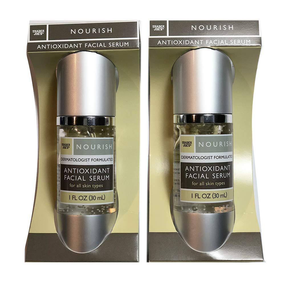 Trader Joe&#39;s Nourish Antioxidant Facial Serum, 1 Fl Oz (Pack of 2)