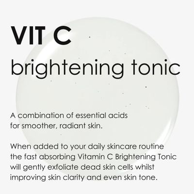 Rodial VIT C Tonic Deluxe 100ml (3.34 fl oz) | Essential Acids for Smoother, Radiant Skin | Vitamin C | Lactic Acid | Glycolic Acid | Vitamin B5