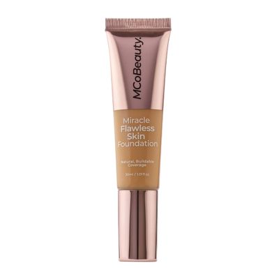 MCoBeauty Miracle Flawless Skin Foundation, 2 Natural Ivory, Natural, Buildable Coverage for All-Day Wear, Vegan, Cruelty Free Cosmetics