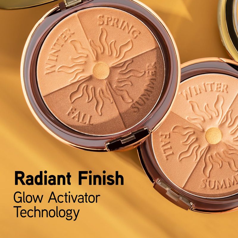 Physicians Formula Bronze Booster Glow-Boosting Season-to-Season, Customizable Seasonal Glow Glow, Lasting Tan Boost, Hypoallergenic Powder, Cruelty-Free &amp; Hypoallergenic- Light-to-Medium