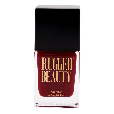 Rugged Beauty 21-Free Formula Nail Polish for the Active Lifestyle, Made in the USA, Quick-Drying &amp; Long-Lasting, Chip-Resistant Formula, Vegan &amp; Cruelty-Free Nail Care,15ml/0.5 fl. oz, Red