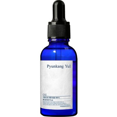 Pyunkang Yul Face Oil for All Skin Types - 100% Natural Vitamin E Oil From Shea Butter, Pure Vitamin C Oil from Lemon &amp; Bergamot, Lavender &amp; Rosemary Leaf Oil Calm Irritated Skin 0.9 Fl. Oz