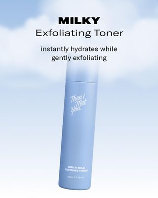 Then I Met You Birch Milk Refining Toner, Exfoliating &amp; Hydrating Face Toner with Birch Juice, AHAs &amp; PHAs, Vegan &amp; Clean Skincare, 3.38 oz