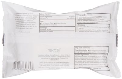 SUZANOBAGIMD On the Go Cleansing Wipes for Oily or Acne Prone Skin, 25 count