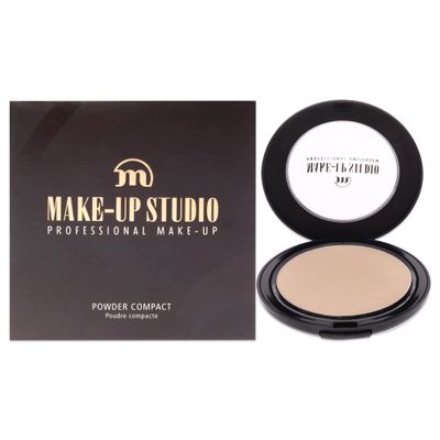 Make-Up Studio Professional Make-Up Face Powder Compact Foundation - Gives A Subtle Glow - Neutral Undertone - Long-Wearing - Can Also Be Used To Highlight - Transparent Shimmering - 0.35 Oz