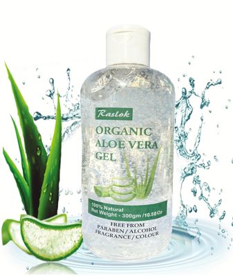 Raslok 100% Pure Natural Aloe Gel | For Moisturizing Face Skin &amp; Hair Care,Durable Moisturizing Hydrating Soothing | Non-Sticky (10.50 oz)