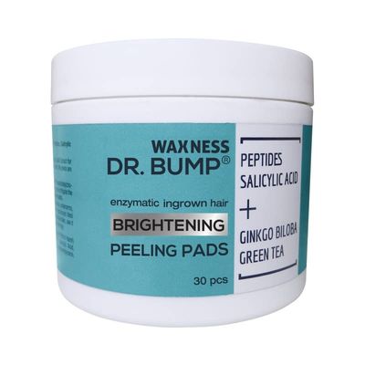 Waxness Dr. Bump Enzymatic Ingrown Hair Pads 2 Steps - Peeling &amp; Brightening 30 pcs