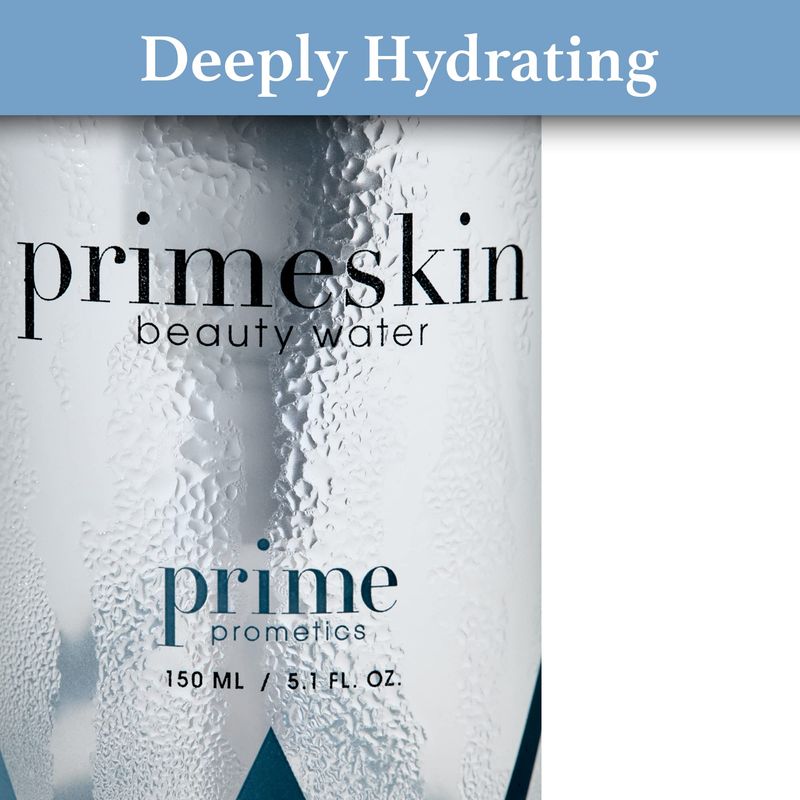 PRIME PROMETICS PrimeSkin Beauty Water - Deeply Hydrating Pro-Age Make-Up Remover for Mature Women - Clean, One Swipe - for All Skin Types - pH balanced, Hypoallergenic