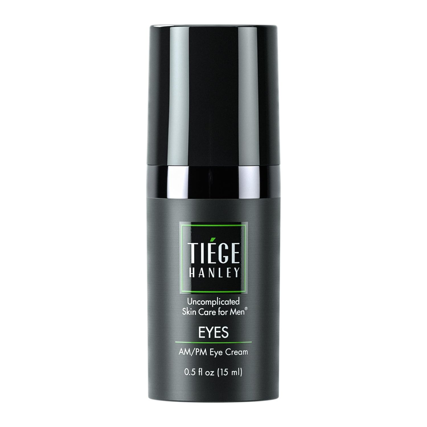 Tiege Hanley Mens Under Eye Cream for Dark Circles, EYES - Eye Cream for Puffiness &amp; Bags Under Eyes - Firming Anti-Aging Eye Wrinkle &amp; Fine Lines Cream - Tightening Eye Bags Treatment for Men, 0.5 Oz