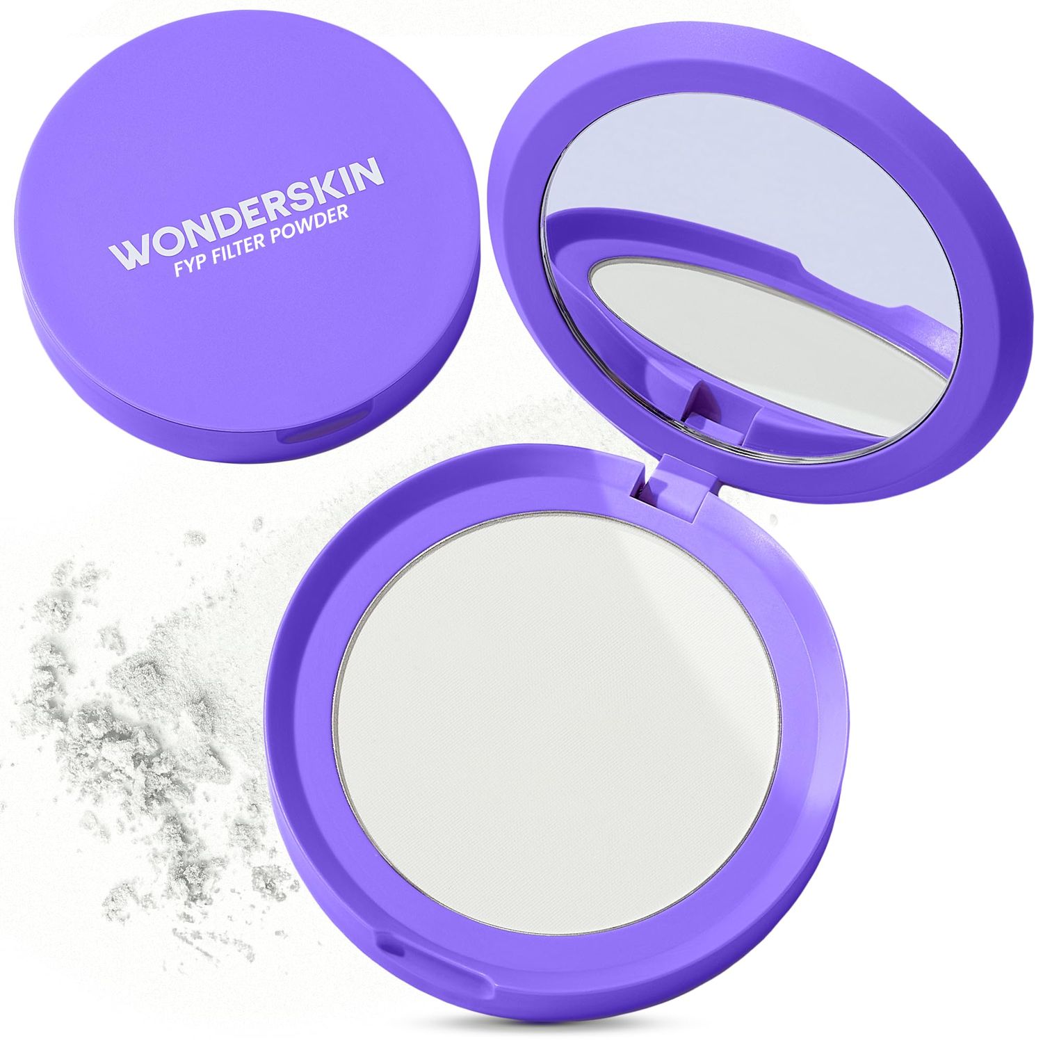 Wonderskin FYP Filter Powder - Translucent Powder Setting Makeup For Blurring, Mattifying and Poreless Finish