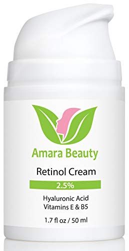 Retinol Cream for Face 2.5% with Hyaluronic Acid &amp; Vitamins E &amp; B5, 1.7 fl. oz.