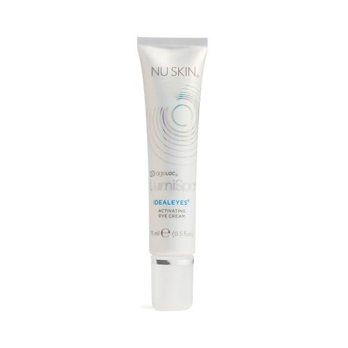 Nu Skin - ageLOC LumiSpa IdealEyes | Say Goodbye to Tired Eyes with Activating Eye Cream | Designed to Work with ageLOC LumiSpa Accent | Targets Dark Circles, Puffy Eyes, and Fine Lines | 1 Pack