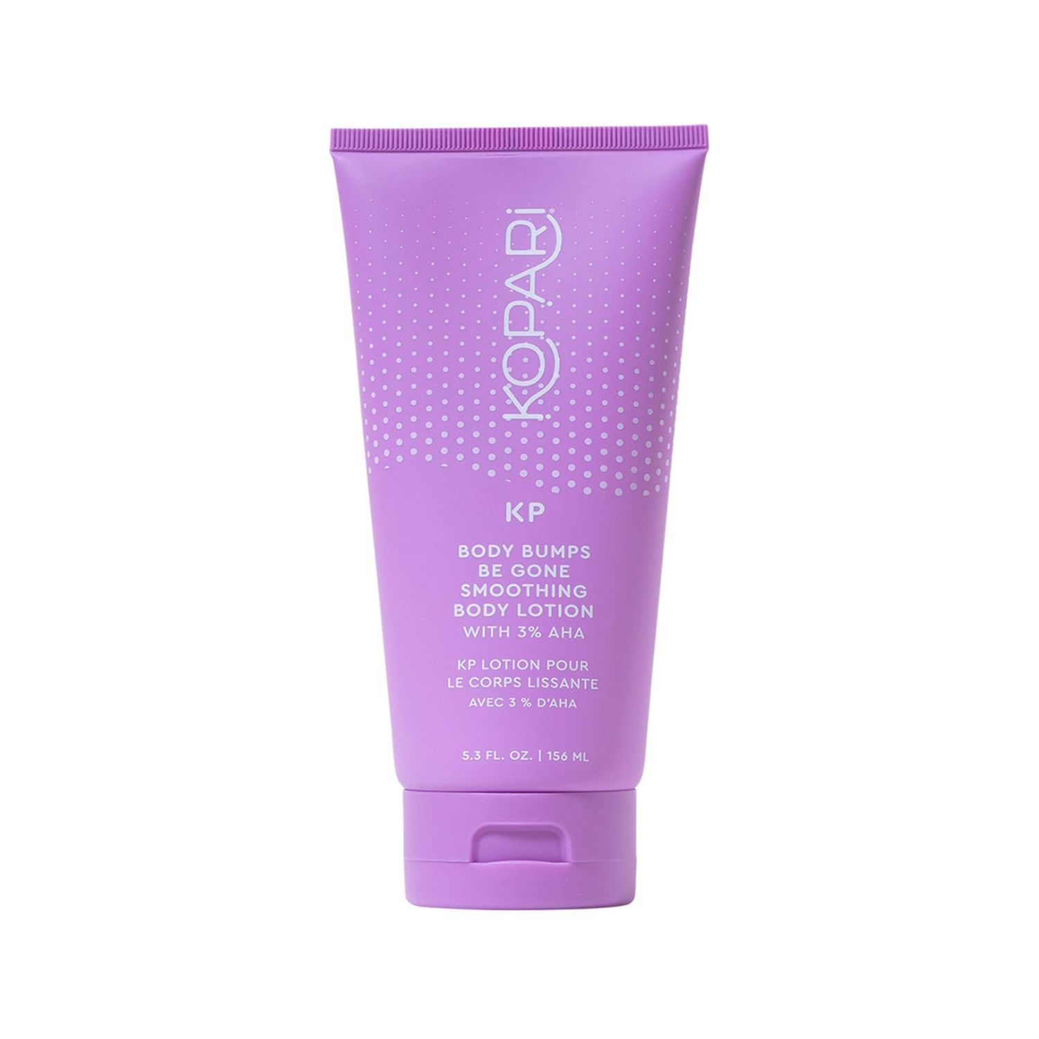 Kopari KP Body Bumps Be Gone Smoothing Body Lotion with 3% AHA, Shea Butter and Sweet Almond Oil, Moisturizing KP Lotion for Body - 5.3 oz