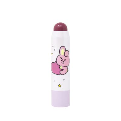 The Crme Shop BT21 Lip + Cheek Chic Stick | Tinted Essence Stick (Enriched with Hyaluronic Acid &amp; Vitamin E) - Berry Cute (COOKY)