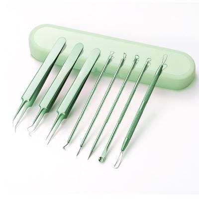 Professional Pimple Popper Tool Kit - 8 Pcs Blackhead Remover Comedone Extractor Kit with Box for Quick and Easy Removal of Pimples, Blackheads, Zit Removing, Forehead, Facial and Nose