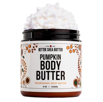 Pumpkin Body Butter with Organic Shea Butter | Pumpkin Spice Lotion for Women | Non Greasy Body Cream | Fall Body Care Favorite with Pumpkin Spice Scent
