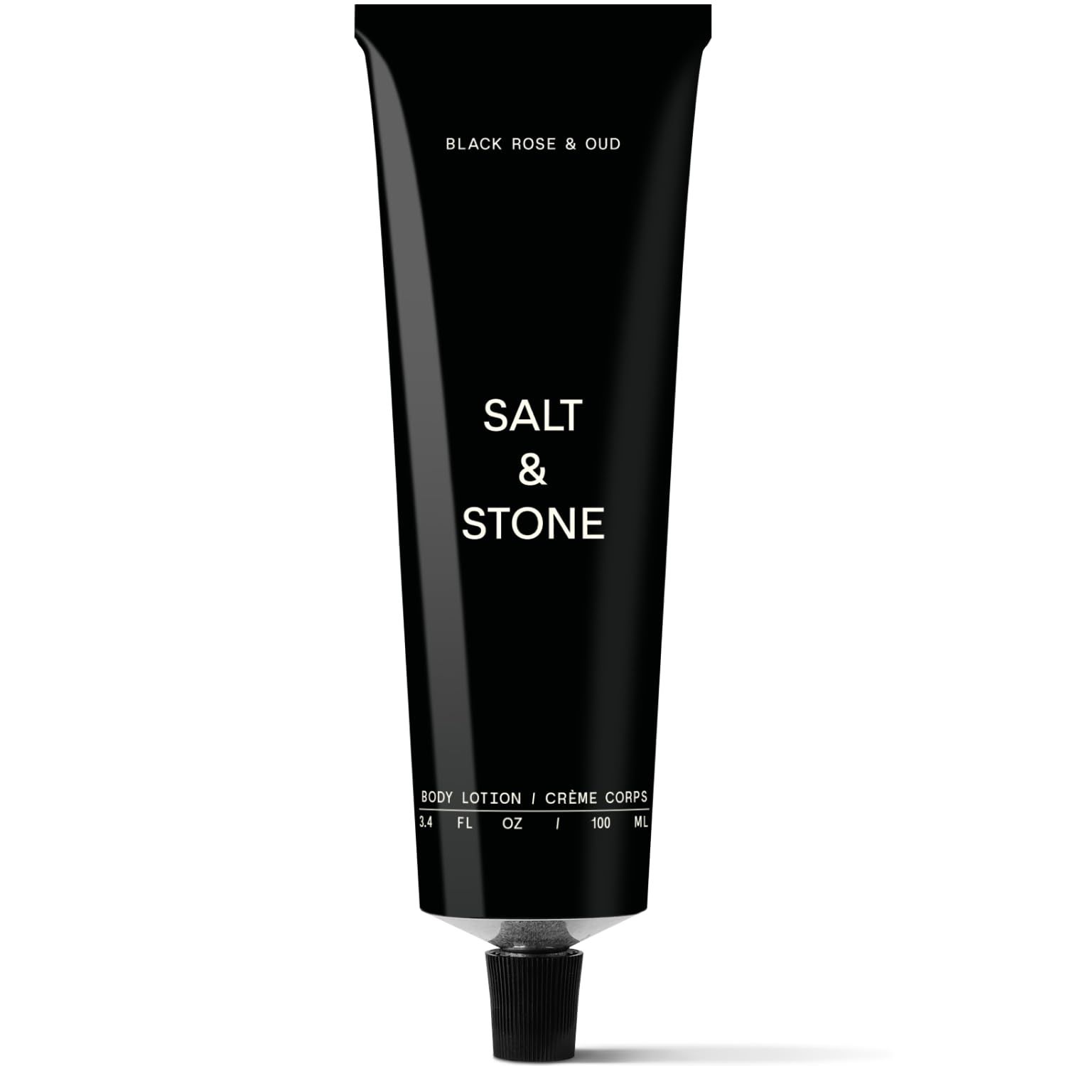 Salt &amp; Stone Body Lotion for Women &amp; Men| Scented Daily Body Lotion | Hydrates, Nourishes &amp; Softens Skin | Restores Dry Skin | Fast-Absorbing | Cruelty-Free &amp; Vegan (100 ml) (Black Rose &amp; Oud)