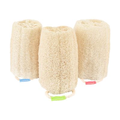 Natural Exfoliating Loofah Sponge - Body Scrubber for Shower Scrubbing, Organic Luffa Sponges, Egyptian Real Loofa, Bath Shower Puff for Bathing, Spa, Massaging Daily Skin Cleansing Care