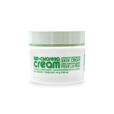 Sun Chlorella Cream Face Moisturizer Deep Hydration Boost, Natural Skin Care Helps Restore Balance &amp; Reduce Appearance of Fine Lines &amp; Wrinkles - Vibrant, Glowing Radiance - Paraben Free - 1.58oz