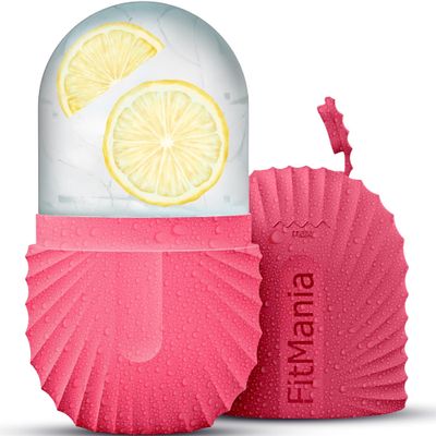 Ice Roller For Face - Facial Ice Roller for self Skin Care of all Types, Cold Face Ice Roller Facial Massager for Eye Puffiness relief, Wrinkles, Migraine &amp; TMJ Relief Massager