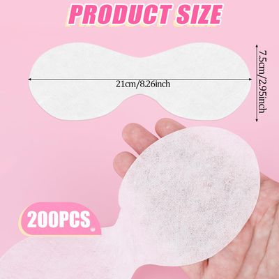 Psyqtsuary Disposable Non Woven Eye Care, 200 Sheets Eye Mask Paper Disposable Sheets Eye Covers Cotton Cosmetic Facial Eye Covers Skincare Spa Paper, DIY Clear Beauty Sheets for Makeup Beauty Tools