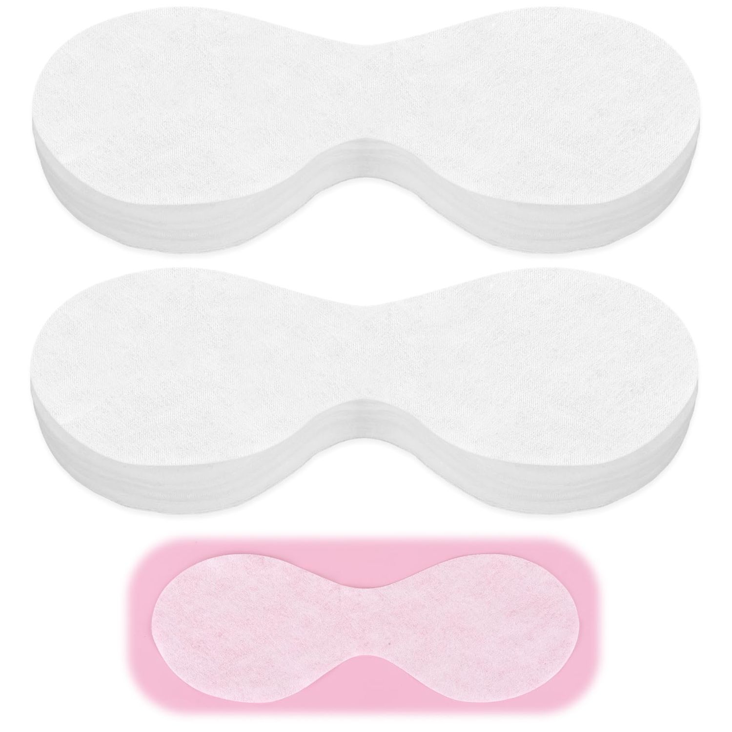 Psyqtsuary Disposable Non Woven Eye Care, 200 Sheets Eye Mask Paper Disposable Sheets Eye Covers Cotton Cosmetic Facial Eye Covers Skincare Spa Paper, DIY Clear Beauty Sheets for Makeup Beauty Tools