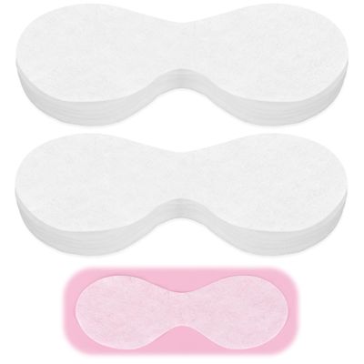 Psyqtsuary Disposable Non Woven Eye Care, 200 Sheets Eye Mask Paper Disposable Sheets Eye Covers Cotton Cosmetic Facial Eye Covers Skincare Spa Paper, DIY Clear Beauty Sheets for Makeup Beauty Tools