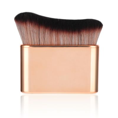 Self Tan Brush Soft Body Makeup Brush Portable Self Tanning Brush Self Tanner Face Brush Kabuki Foundation Brush for Body &amp; Leg MakeupRose Gold