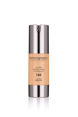 Natural Finish Foundation - 160 Medium Neutral by Bodyography for Women - 1 oz Foundation