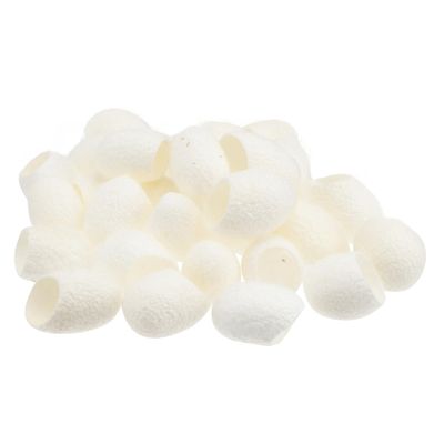 PLAFOPE 100Pcs Natural Organic Silkworm Balls for Skin Care Exfoliating Facial Cleaning Scrub Blackhead Removal Beauty for Gentle Cleansing