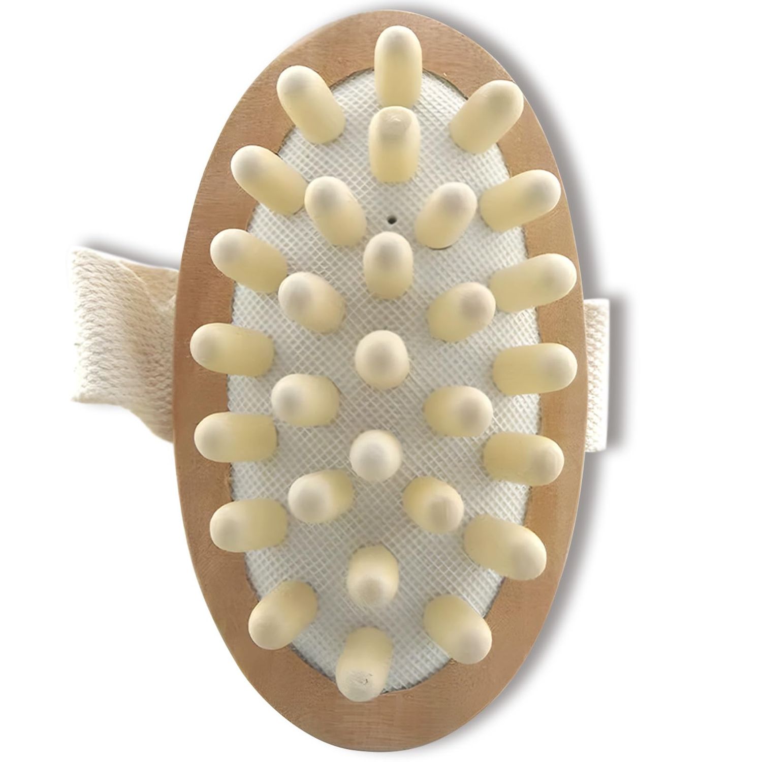 Kootinn Natural Wooden Anti Cellulite Massager Wood Hand-Held Massager Body Brush Muscle Relax Sauna Spa Head Massage Brush