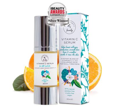 Vitamin C Serum for Face with Hyaluronic Acid, Aloe Vera, Retinol, and Vitamin E - Natural Skin Care for Beautiful and Healthy Skin - Helps Dull and Tired Skin and Fine Lines