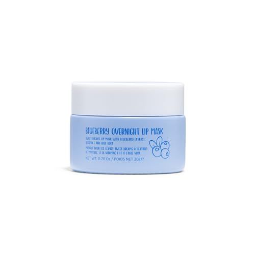 W7 Super Sweet Dreams Blueberry Lip Mask - Vitamin E, Aloe Vera and Grape Seed Oil - For Hydrated, Full Looking &amp; Irresistible Lips - 0.67 Fl Oz