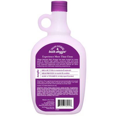 Village Naturals Bath Shoppe Moisturizing Lavender Chamomile Milk Bath - Hydrates Skin - Made With Shea Butter and Vitamin E (Pack of 2 Bottles, 28 fl oz Each)