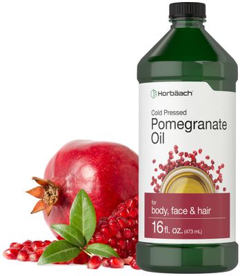 Horbach Pomegranate Seed Oil for Face, Skin, &amp; Hair | 16 oz | Non Comedogenic &amp; Cold Pressed | SLS &amp; Paraben Free